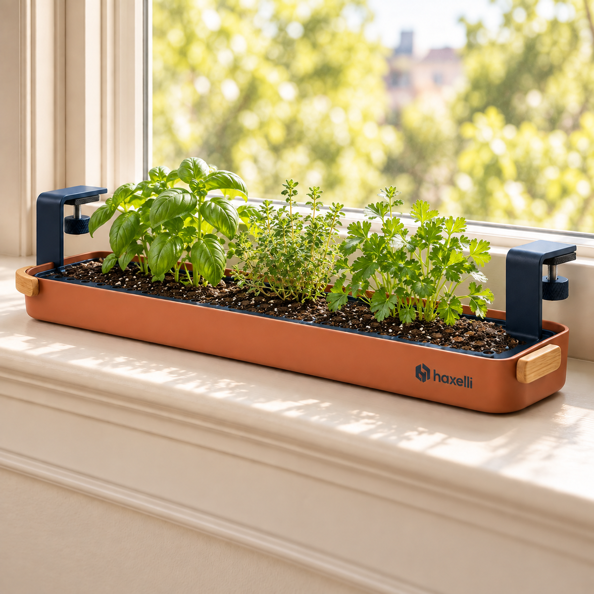 Haxelli Sillwell Windowsill Planter Tray