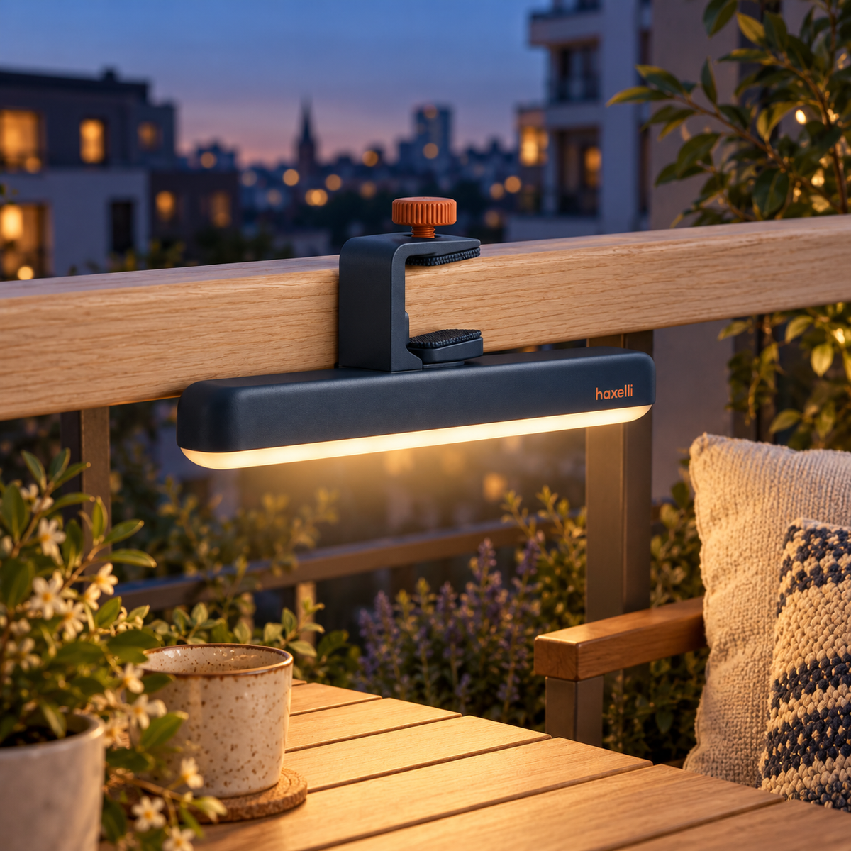 Haxelli Railbeam Railing Clip Light