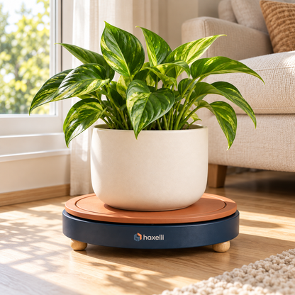 Haxelli Turnleaf Rotating Plant Stand
